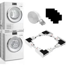 Универсальный комплект для установки стиральных машин и сушилок Watchen machine and Dryer White